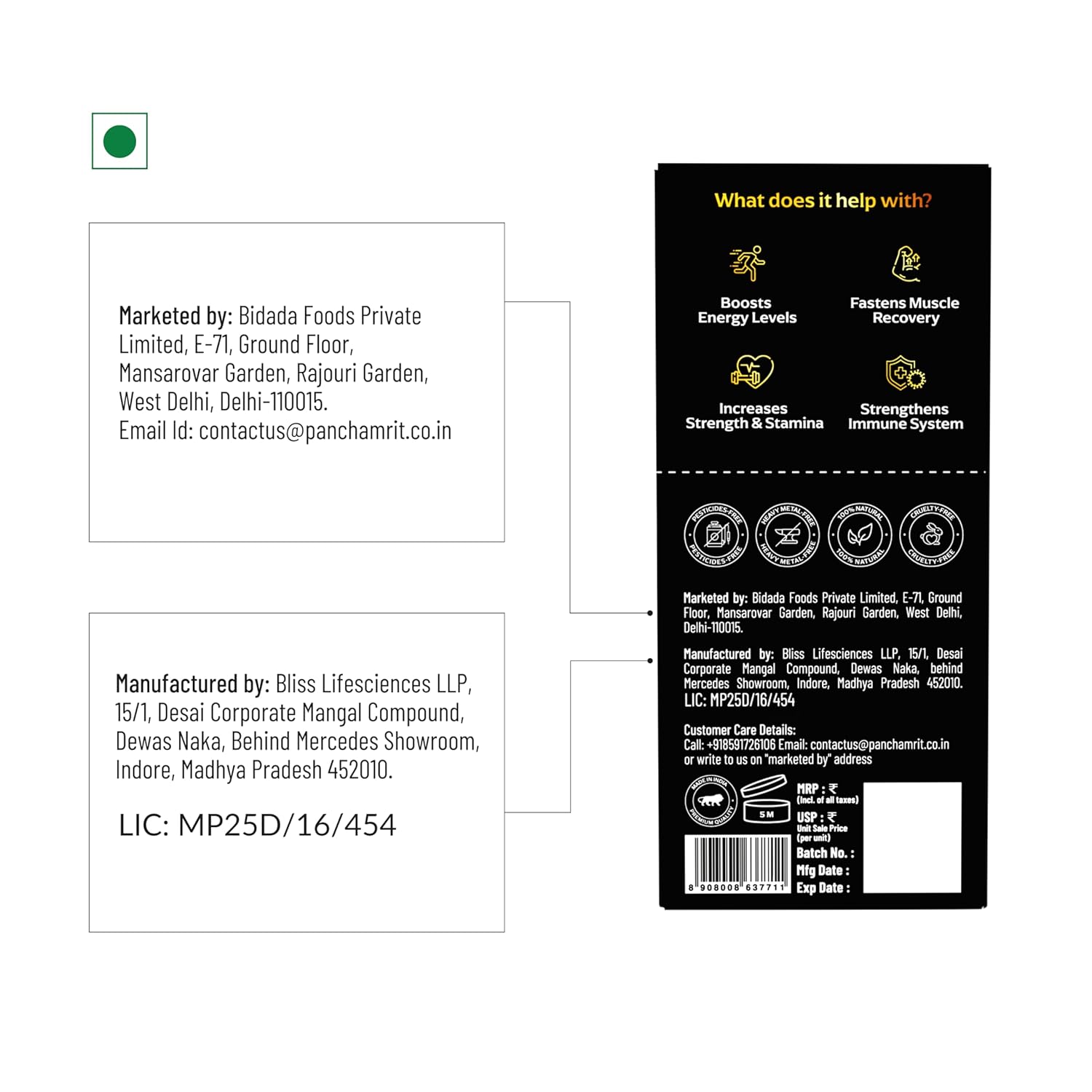 Panchmirat Himalayan Shiljit has a continuous release capsules for men and women. 100% Ayurvedic | 500mg Pure Shiljit Supplementary 75% Fulvic Acid and Ginkgo Biloba | Boost Testosterone, Energy and Stamina | 60 caps Panchmirat Himalayan Shiljit has a continuous release capsules for men and women. 100% Ayurvedic | 500mg Pure Shiljit Supplementary 75% Fulvic Acid and Ginkgo Biloba | Boost Testosterone, Energy and Stamina | 60 caps