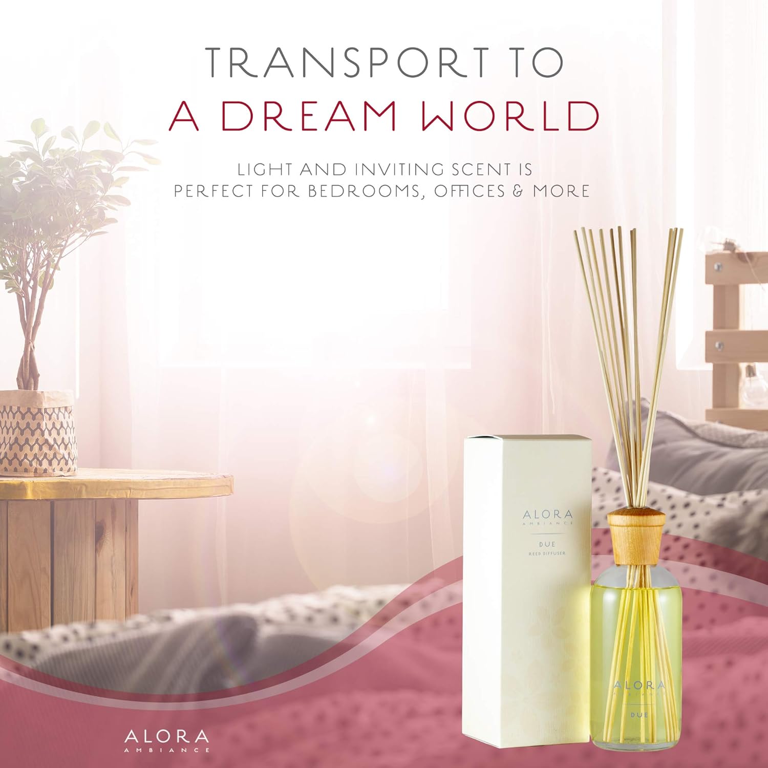 Due Reed Diffuser 16oz diffuser by Alora Ambiance