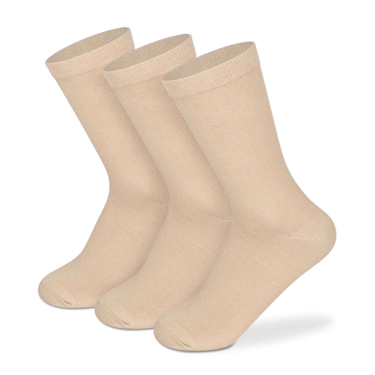 supersox Regular Formal/Office Wear Socks for Women, Made With Breathable, Anti Odour & Moisture Absorbent Combed Cotton, Ideal Socks For Summer (Pack Of 3)-picture-46
