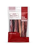 GigaBite Bully Sticks for Dogs All Natural Beef Pizzle Dog Chews, Odor & Rawhide Free Dog Treats, Long Lasting High Protein Chews Digestible Dental Dog Treat - Sticks (Half-cut 6'), Pack of 10 Bully Sticks Half Cut (Pack of 10)