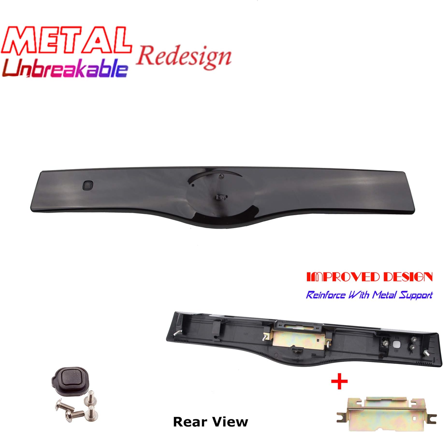 Upgraded Rear Exterior Tailgate Liftgate Handle Garnish Compatible with Toyota 04-09 Prius 202 Black 2004 2005 2006 2007 2008 2009 c