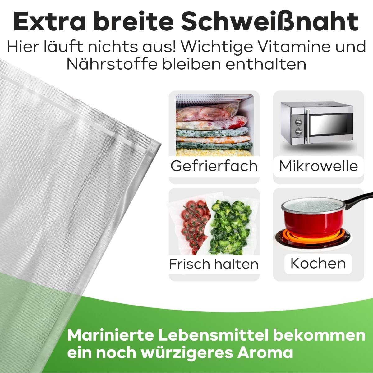 ProfiCook PC-VK 1080 Vakuumierer Vakuumiergerät 12 l/min Saugleistung Sous Vide Folienschweißgerät