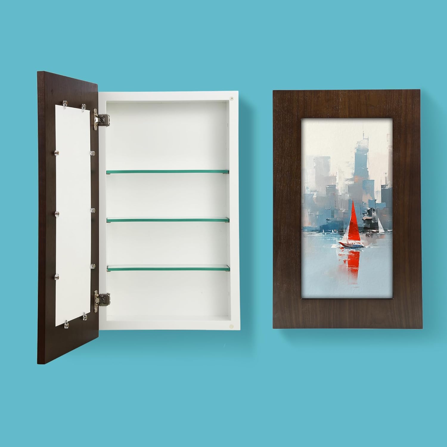Amazon.com: Concealed Medicine Cabinet 14×24 Recessed, Picture Frame ...
