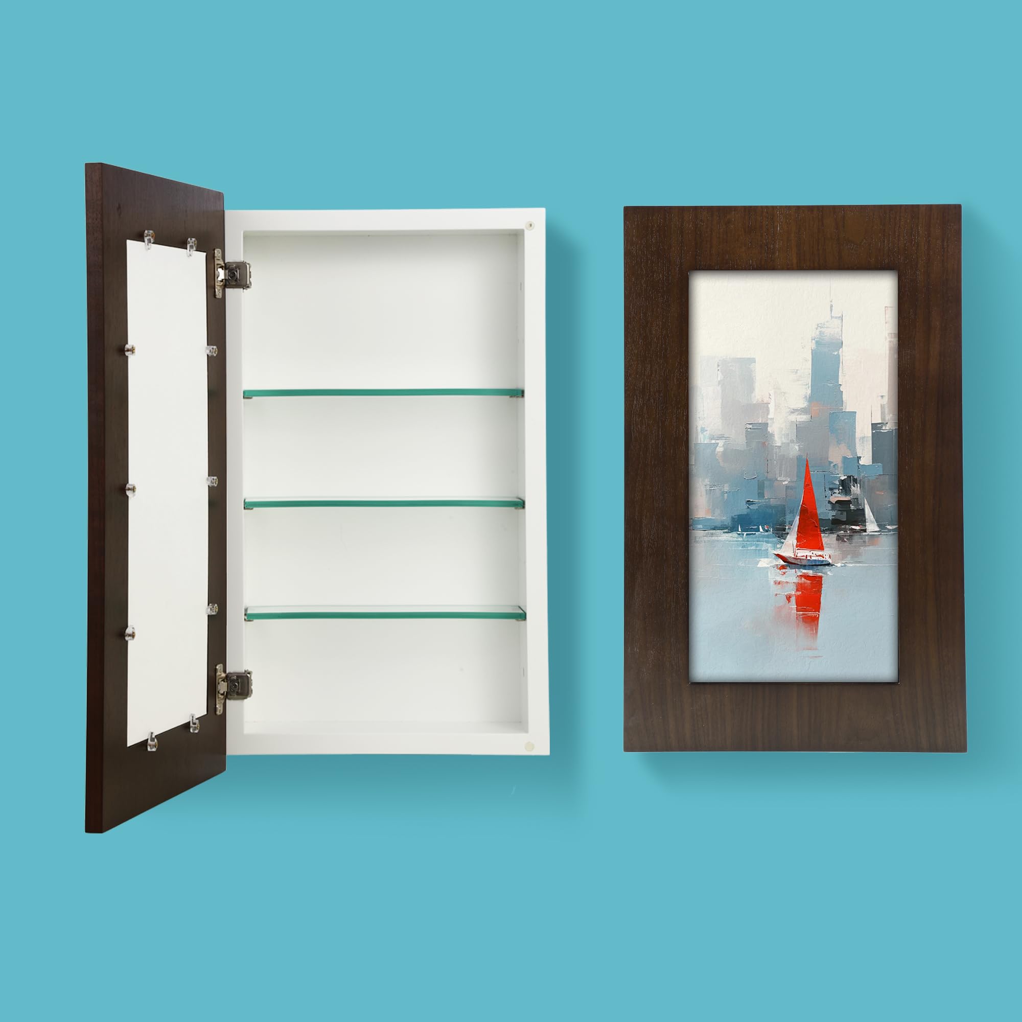 Amazon.com: Concealed Medicine Cabinet 14×24 Recessed, Picture Frame ...
