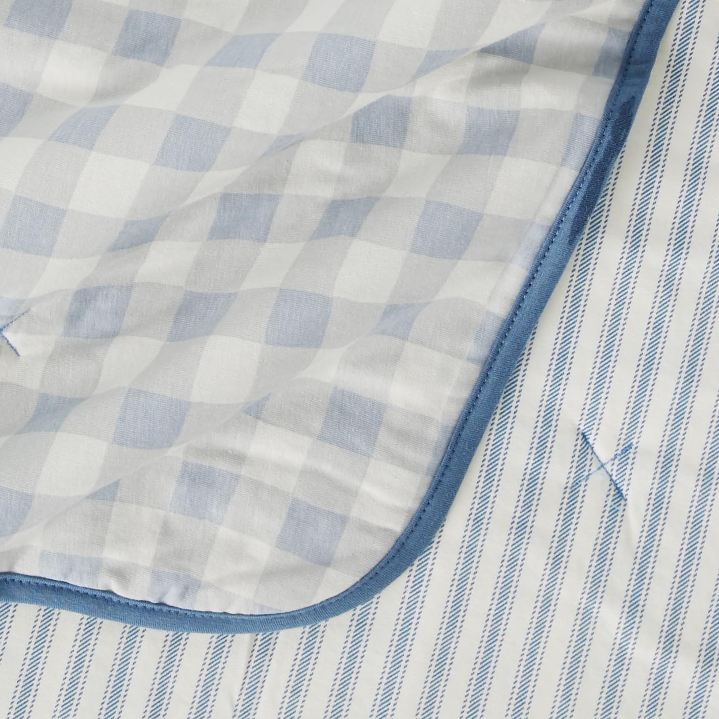 HonestBaby 7 & 5 Piece Sweet Dreams Nursery Gift Set 100% Organic Cotton for Baby Boys, Girls One Size 5-Piece Haberdashery Blues image 3 of 8 B0C9PKR28X