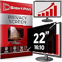 Vista 1 de Filtro de pantalla de privacidad de computadora de 22 pulgadas 16:10 para monitor, protector de privacidad y protector antirreflejos