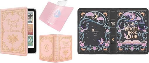 Magnetic Detachable Book Cover Case for 7" Kindle Paperwhite 12th Gen 2024 and Kindle Colorsoft Signature Edition (Dream) Magnetic Replacement Book Cover(Cover Only)