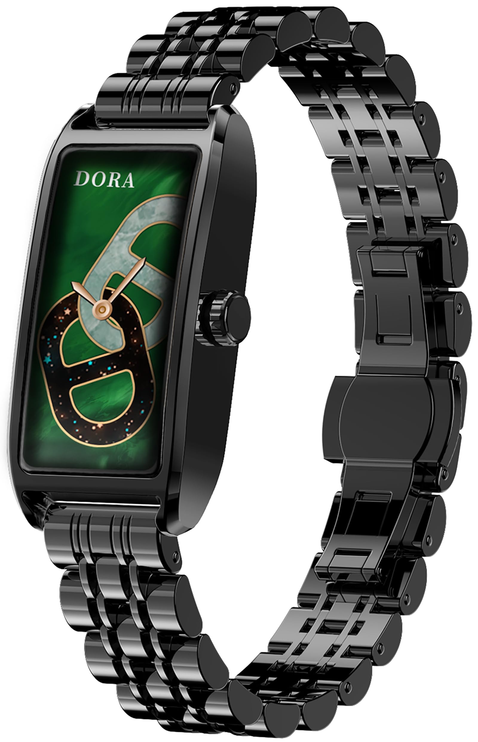 Loluka Black Fitness Tracker Luxury Slim Smart Bracelet for Women with Heart Rate Sleep Monitor Step Counter Calories Reloj Inteligente para Mujer 1.13''AMOLED Touch Color Screen-image-27