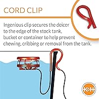 Vista 4 de K&H Ultimate - Anillo flotador desmontable para tanque de combustible todo en uno, 1000 W, Rojo