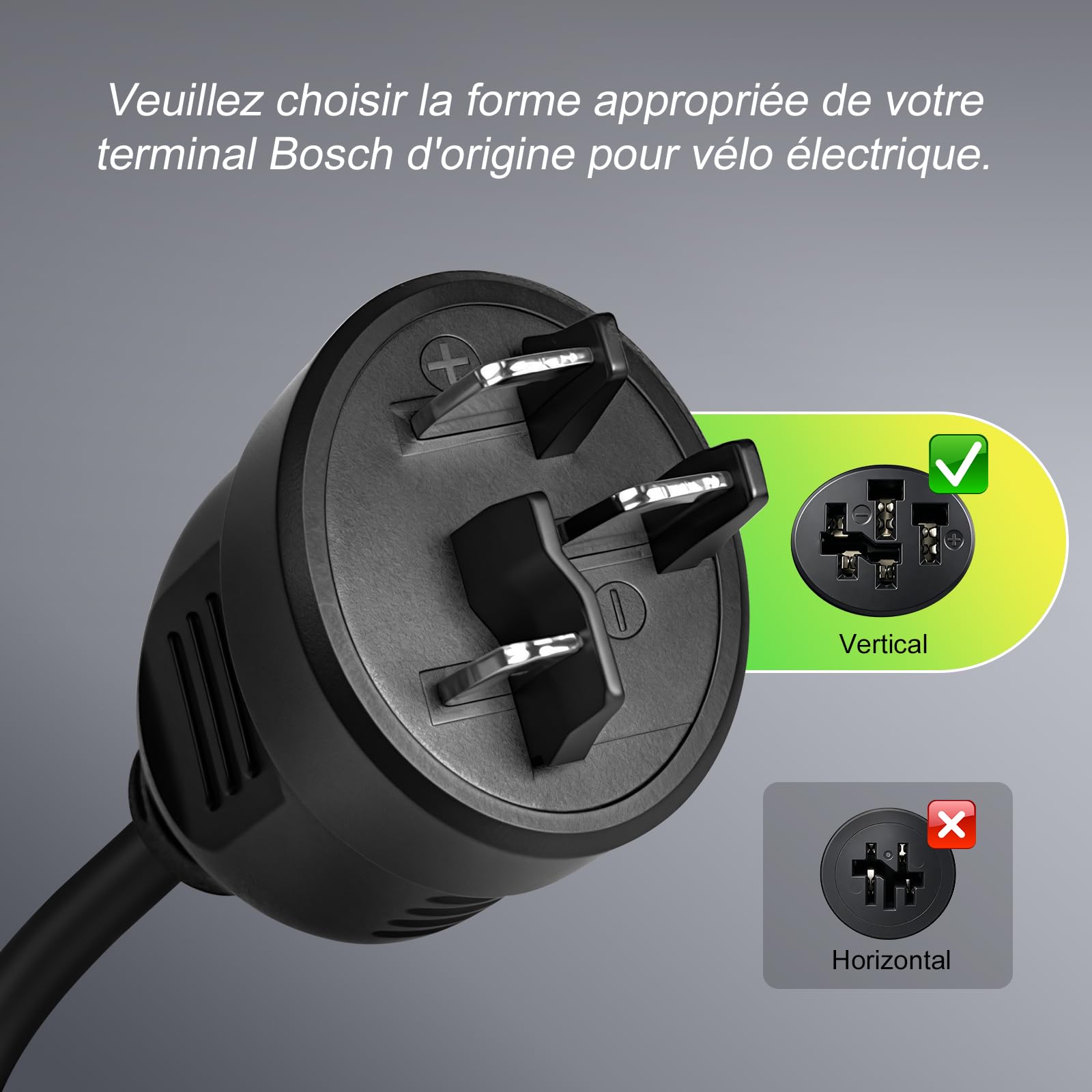 42V 2A Chargeur pour Bosch Performance et Active Line Vélos Electriques pour Batteries 36V