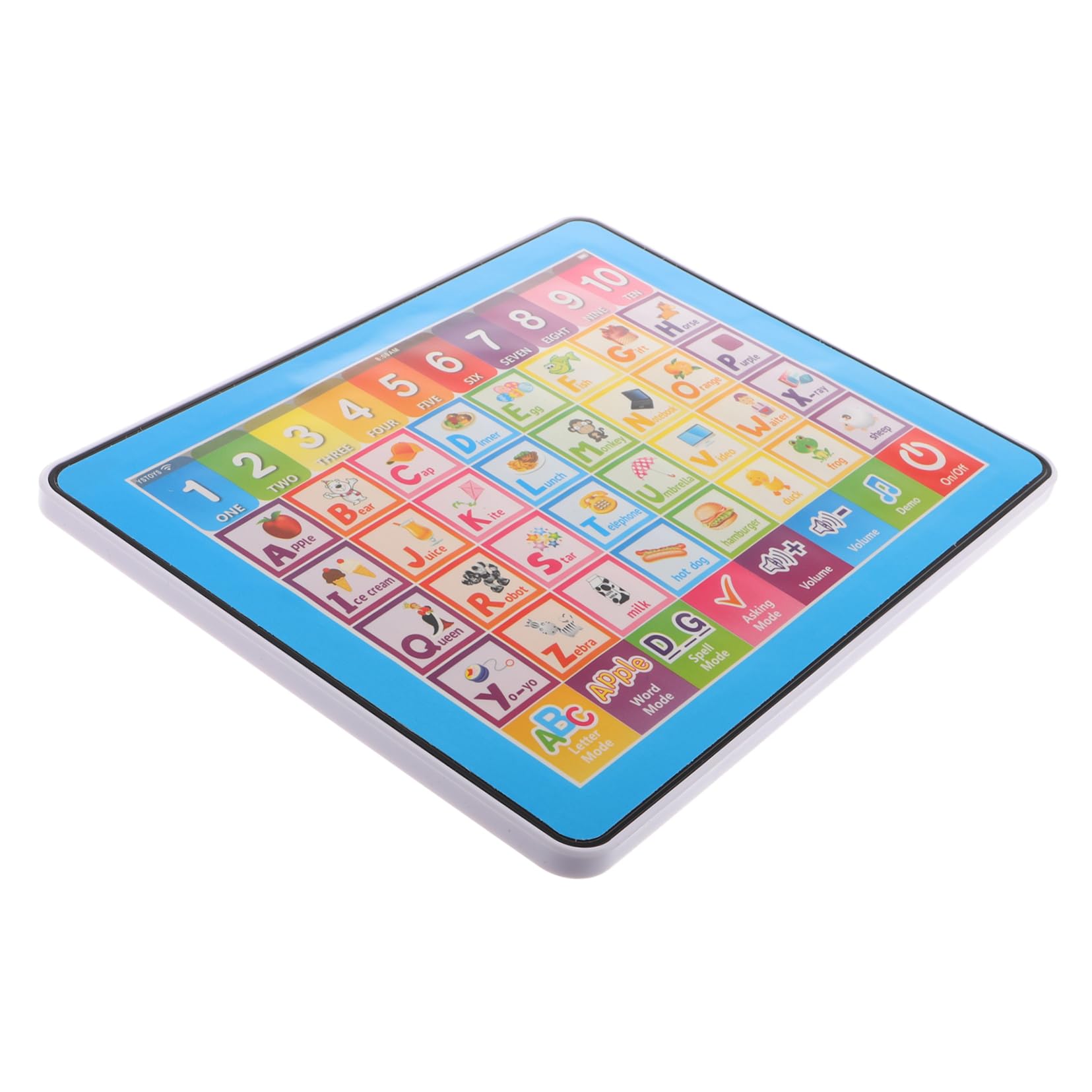 HANABASS 3 Tablet Educativo per Touch Screen Interattivo Apprendimento Alfabetico e Numerico Portatile Multifunzione per Prima Dispositivo Didattico Precoce