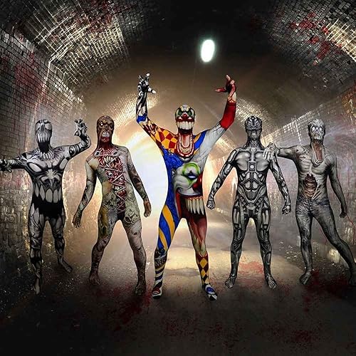 Miniatura 4 de Morphsuits mens Monster Scary Clown Skinsuit