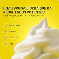 Vista 4 de Marc Anthony Espuma de peinado que mejora el rizo, sujeción extra, rizos estrictamente rizados - Vitamina E y proteínas de seda transforman