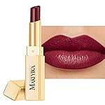 MAKI YIKA Moisture Dark Brown Lipstick for Women Hydrate Tinted Lip Balm for Dry Cracked Lips Dark Burgundy Glossy Lip Color Juicy Finish, MA071 Maduro Brown