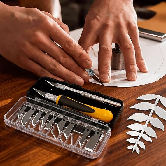 Exacto Knife Set, 16Pcs Craft & Hobby Knife, Precision Cutting Tool