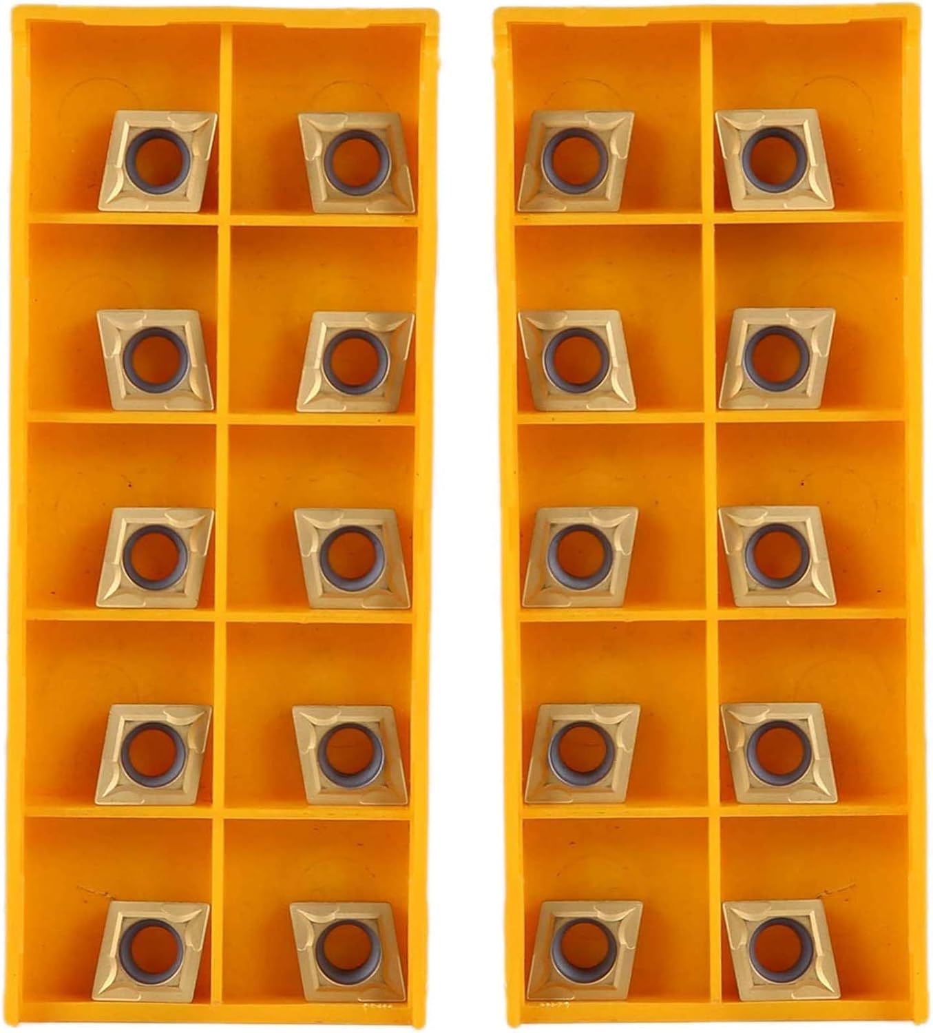 20Pcs Carbide Insert Internal Turning Tool Metal Turning Tools Lathe Tool Face Milling Cutter CNC Tool