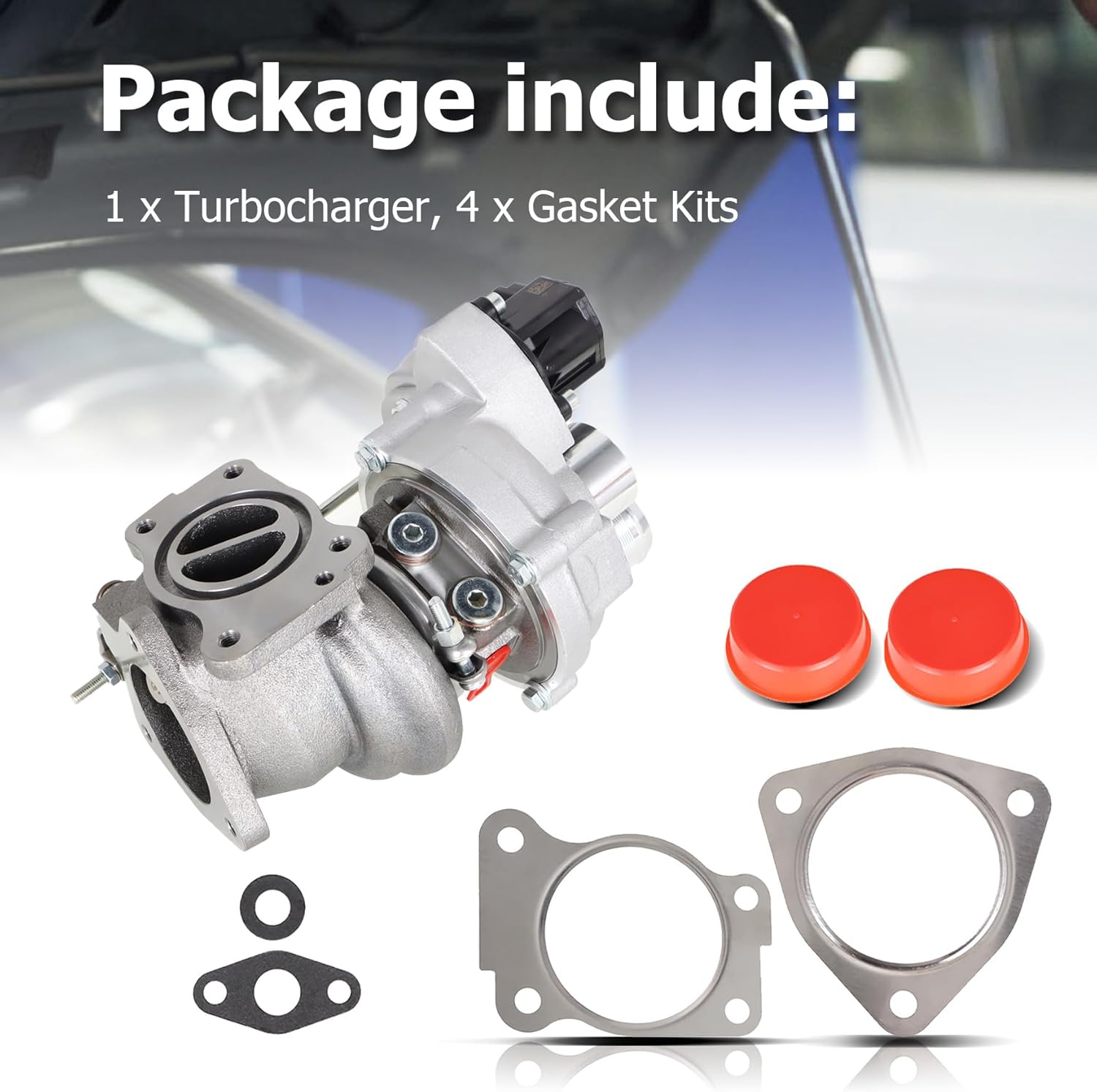 WFLNHB K03 Turbo Turbocharger Replacement for Mini Cooper/Clubman S R55 R56 R57 R58 R59 1.6L 53039880163 53039880118