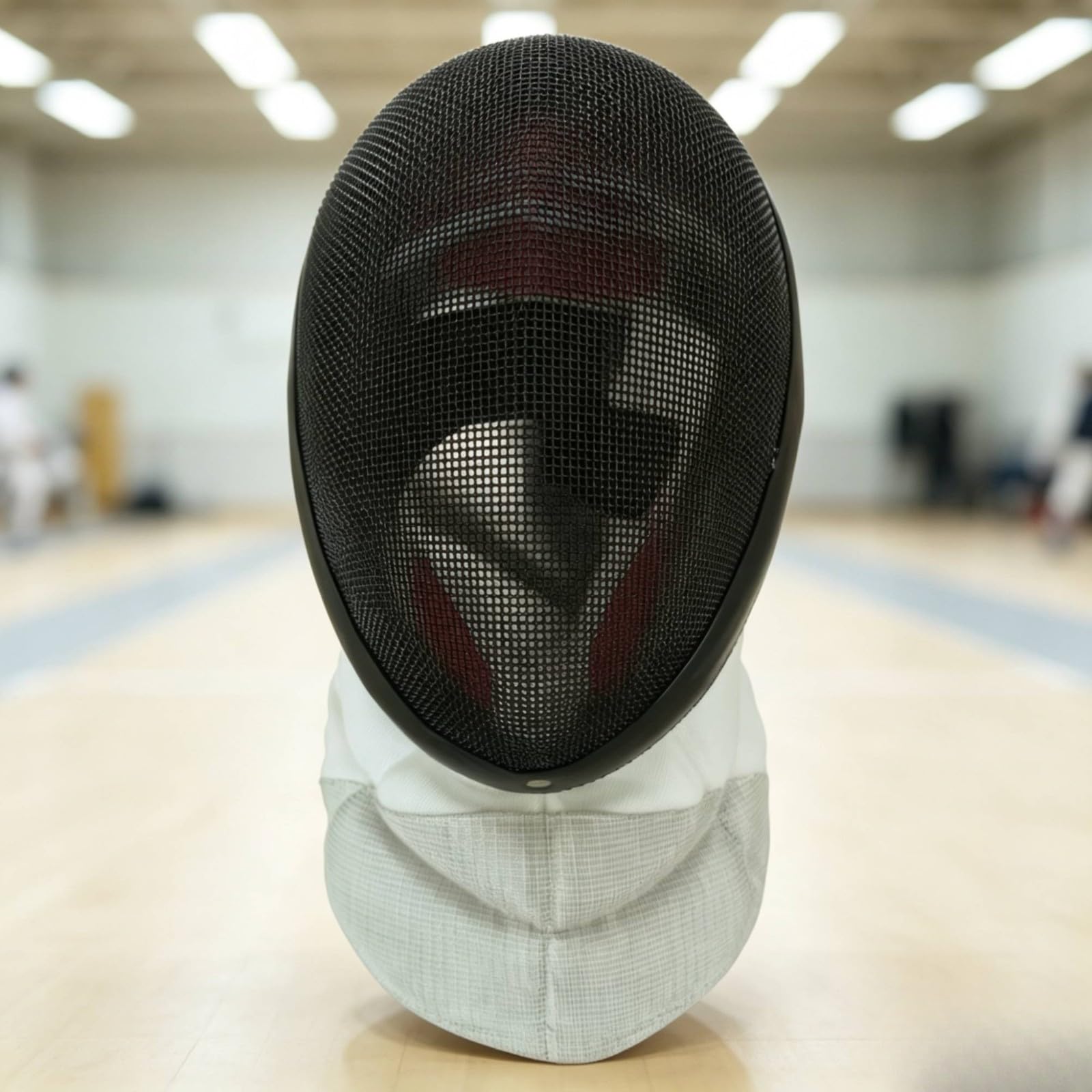 Qianly Maschera da Scherma Comoda Regolabile, Maschera da Scherma con Ventilazione, Resistente, e, per namento, Schermidori, Atleti