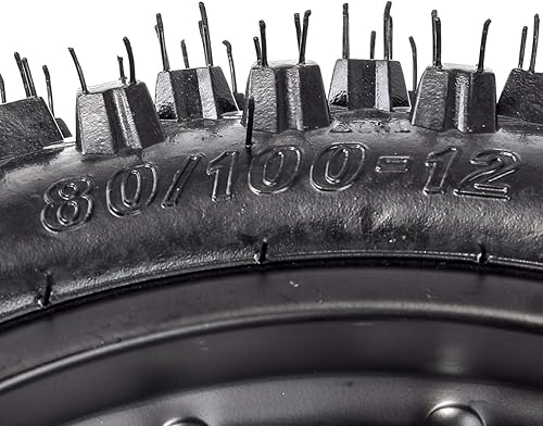 Miniatura 8 de Neumático y llanta delantera 60100-14 + trasera 80100-12 con rodamiento de 0.591 in para todoterreno Dirt Pit Bike Apollo Taotao Coolster SSR 110
