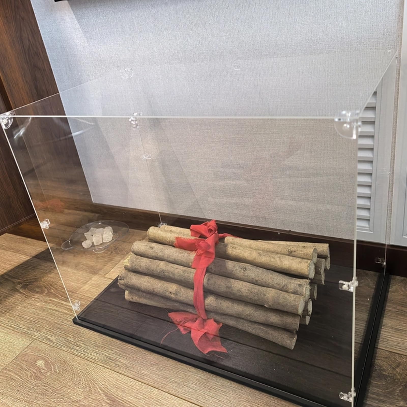 Akrylowe pudełko ekspozycyjne, akrylowa witryna 30–24 cale na figurki akcji, lalki i pamiątki, przezroczysta szafka do przechowywania (30 x 30 x 55 cm) - idealna witryna do kolekcjonowania i modeli