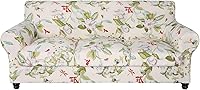 Vista 30 de SearchI Funda elástica para sofá, funda para sillón de 2 piezas con funda de cojín separada para silla, protector de muebles lavable para sala