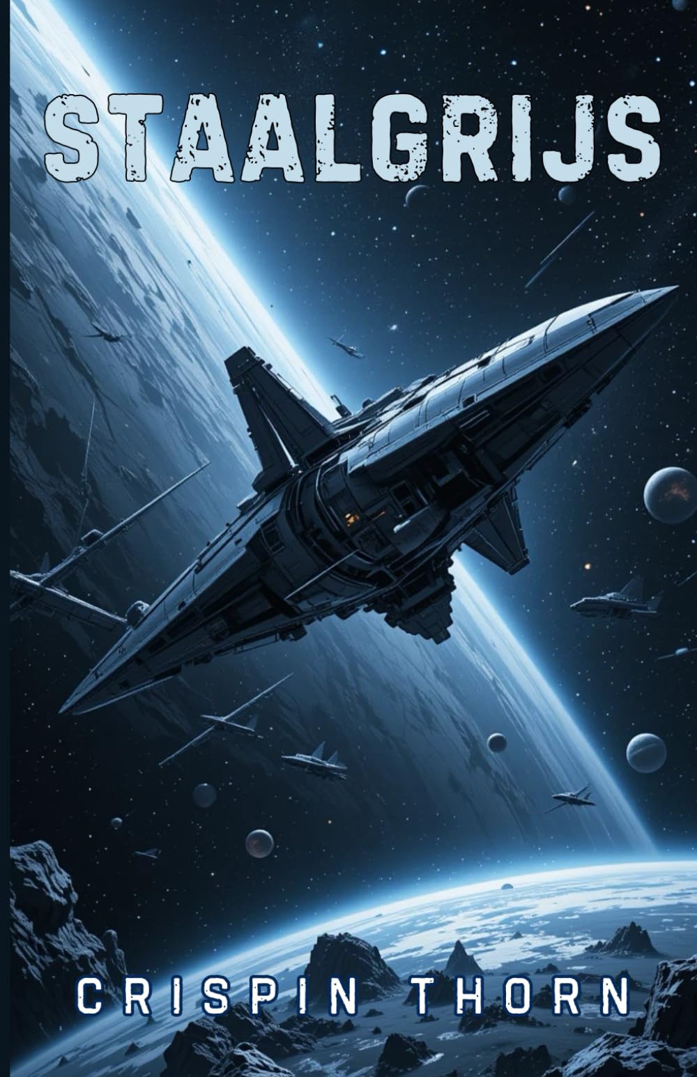 Staalgrijs: Een Episch Sciencefiction Avontuur (Bloed en Sterrenstof, Boek 4)