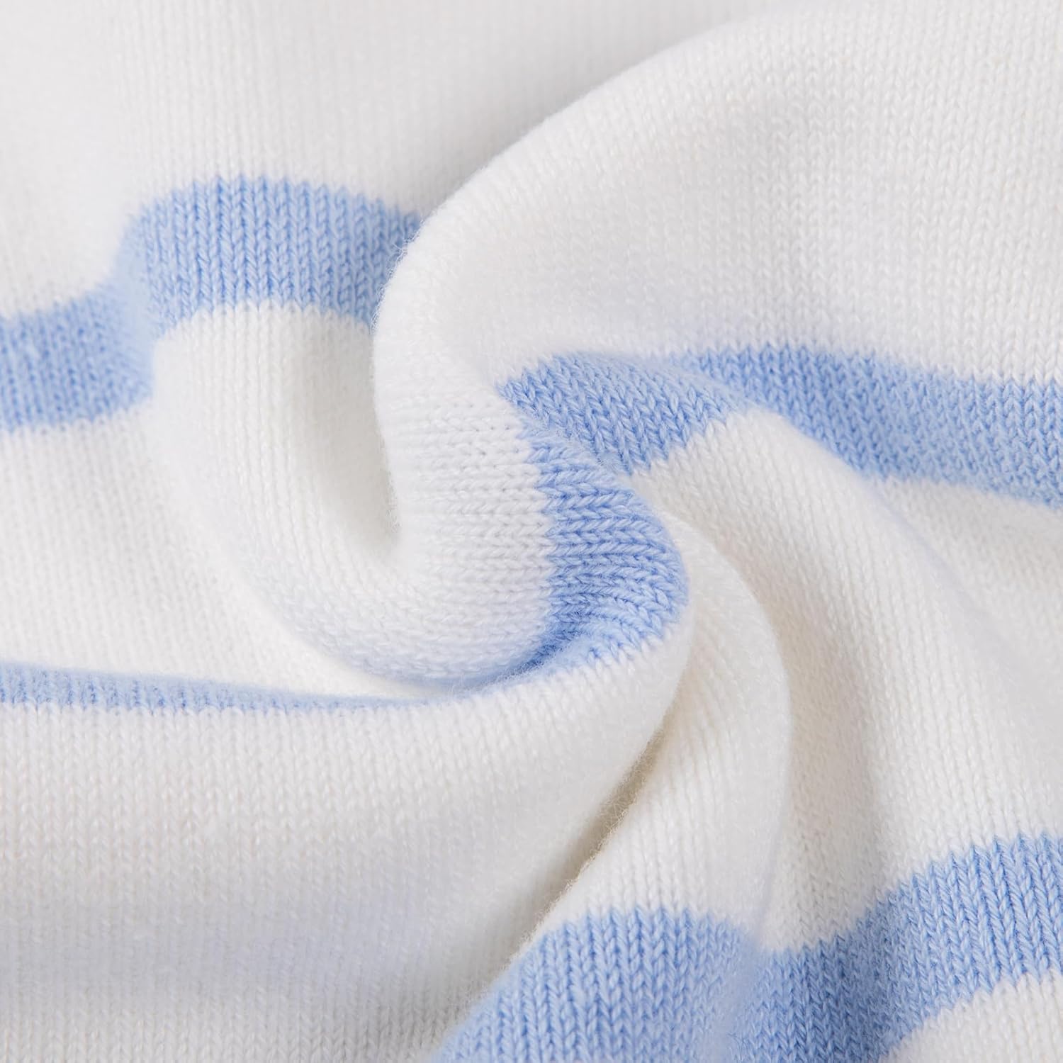 Danny D Girls Striped Heart Embroidery Pullover Tops Round Neck Long Sleeve Sweater Valentine's Day Sweater for Kids - Image 6