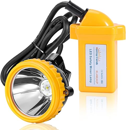 Miniatura 9 de Linterna frontal LED superbrillante para minería, recargable e impermeable, para casco duro, luz minera subterránea a prueba de explosiones