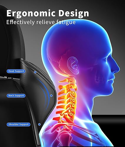 Miniatura 3 de Almohada para reposacabezas de automóvil, almohada para el cuello del automóvil para conducir, almohada de automóvil para aliviar el dolor de