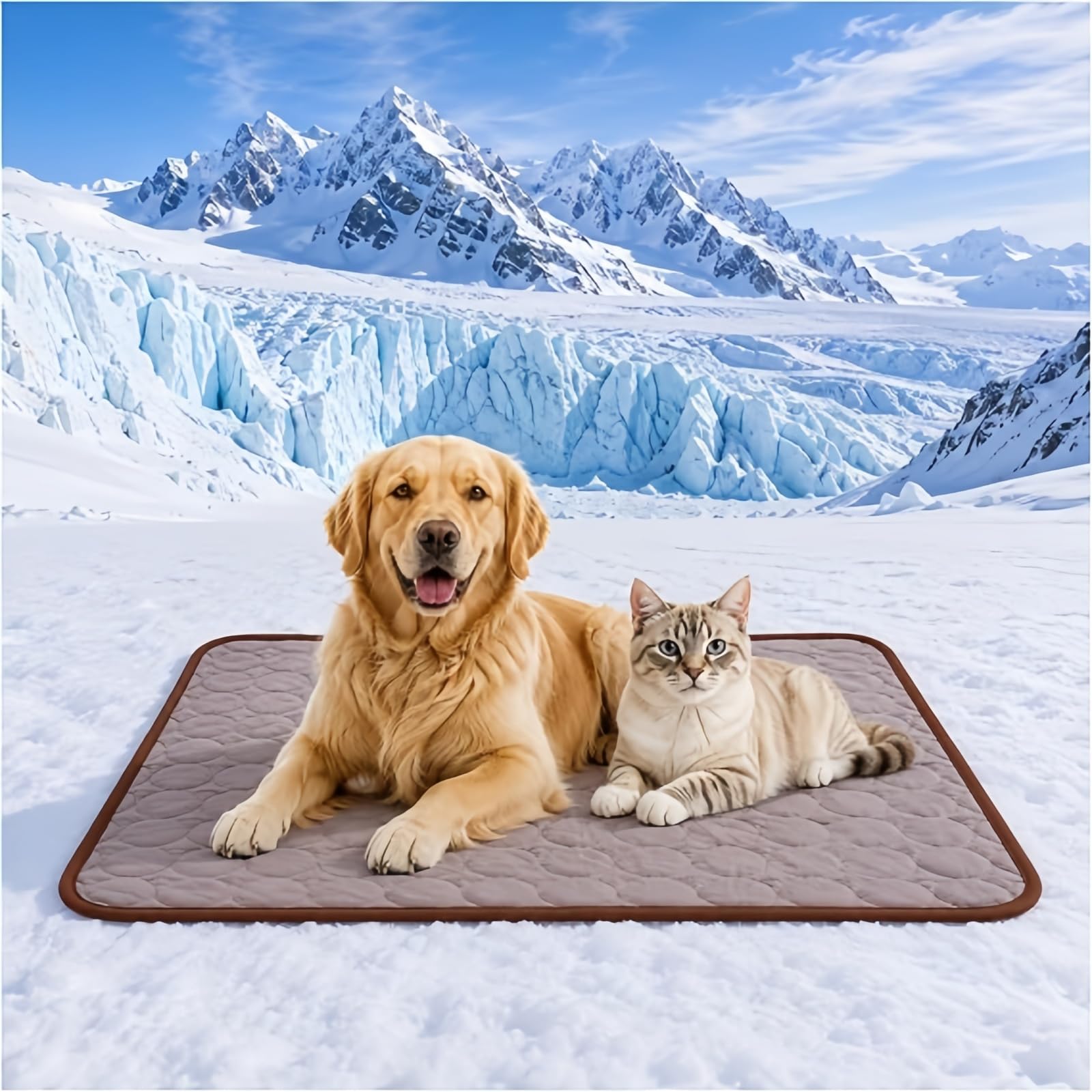 Celucke Cooling Mat for Dogs, Pet Cool Bed Mat, Washable Pet Bed Mats for Dogs and Cats, Non-Slip Cool Blanket for Indoor Outdoor Use, Ideal for Couches, Crates & Car Seats 2026
