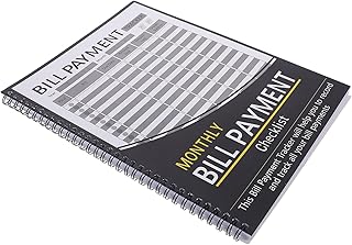 Artibetter Finanzplaner Hardcover Monats Rechnungsplaner Großformatig mit Budgetübersicht und Ausgaben Tracker für Effizientes Finanzmanagement