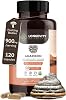 Longevity Botanicals Agarikon Mushroom Extract Capsules 120 | Concentrated 10:1 Ratio | 100% Fruiting Bodies | Laricifomes Officinalis Supplement for Immunity & Respiratory Support