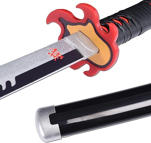 Miniatura 4 de Ziqing Espada Demon Slayer para cosplay, espada Agatsuma Zenitsu, anime Katana de anime con textura original, una variedad de estilos para elegir