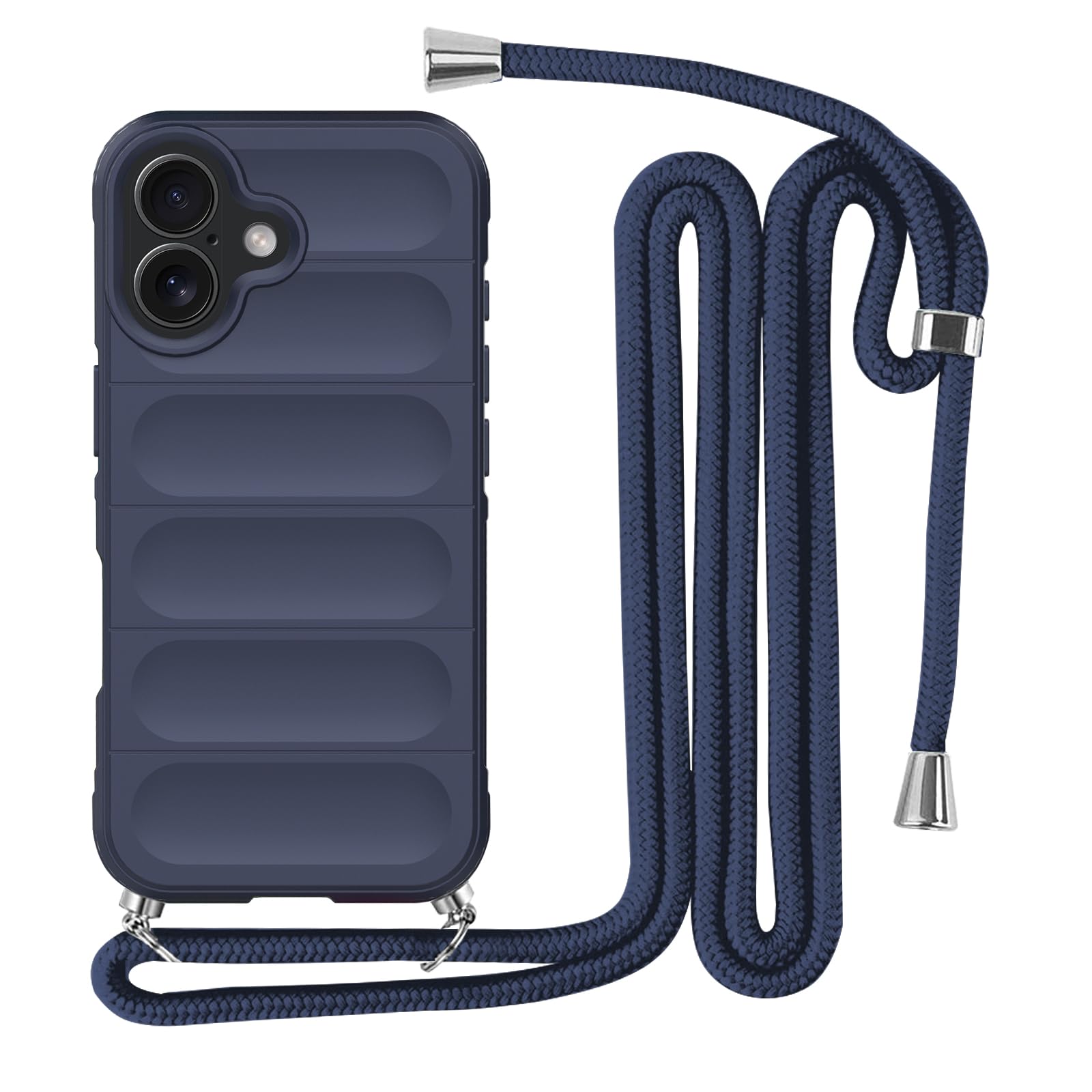 Amazon.co.jp: iPhone 16 用 ケース ショルダー ネックストラップ 耐