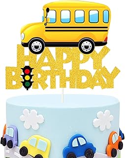 Amazon Com School Bus Cake Topper Amazon Com School Bus Cake Topper