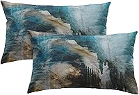 Vista 16 de Britimes Fundas de almohada modernas para decoración del hogar, 18 x 18 pulgadas, juego de 2 fundas de almohada decorativas, fundas de almohada