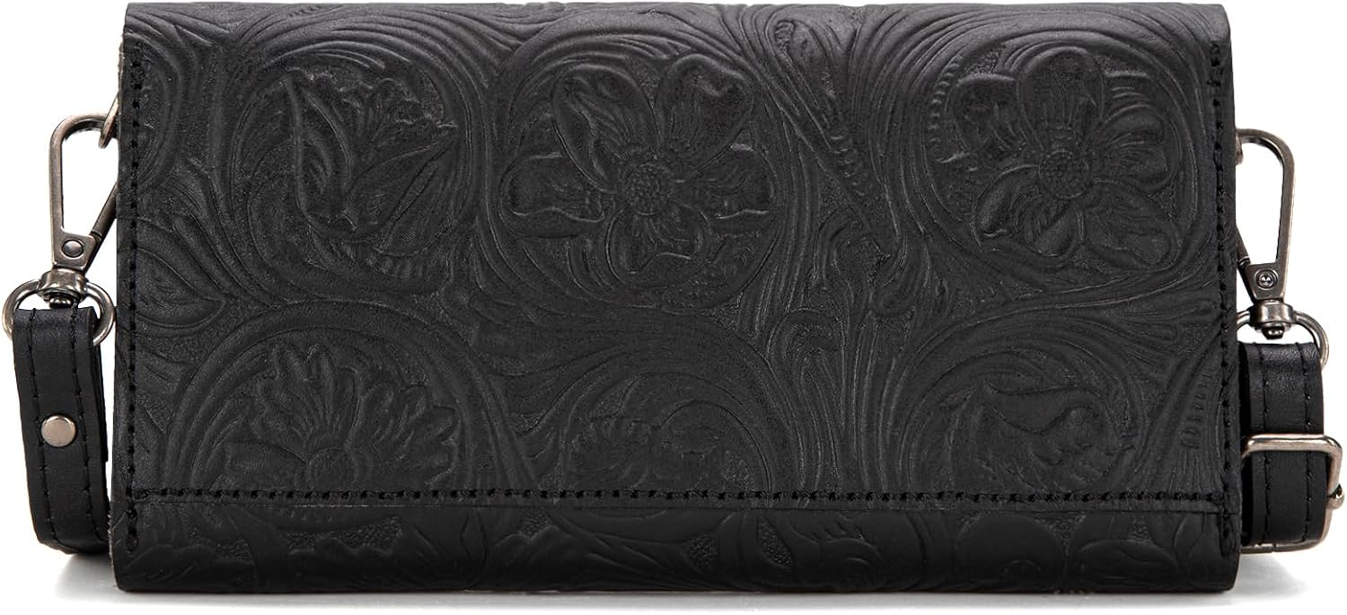 Wrangler Small Leather Purse Side Cross Body Bags for Women Mini Phone Purse - Image 6