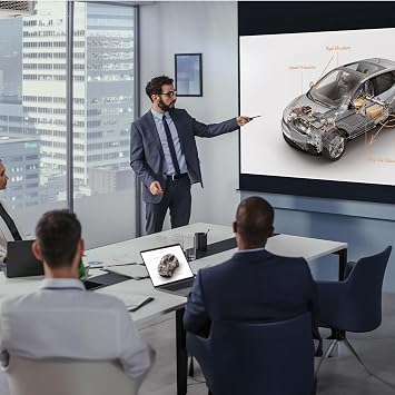 Optoma ZH551 - 1080p Full HD, 5600 Lumens, Laser, IP6X Dust Resistant, DuraCore 30,000 Hour Maintenance-Free, Miracast Wireless Screen Sharing Projector, 1080p