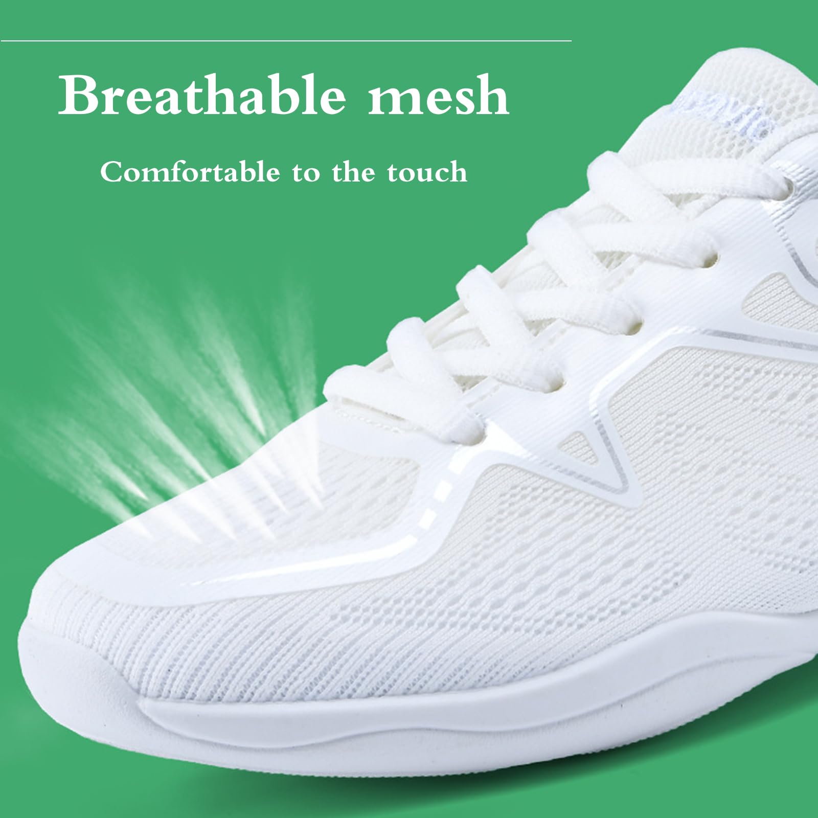 Cheerleader Schuhe,Cheerleading Schuhe,Cheer Schuhe,Damen Cheerleading Schuhe,Feuchtigkeitstransport,Mit StoßDäMpfung,Ohne Verformung,FüR Cheerleading,FußBallbaby,Gymnastik,Volleyball,KunstprüFungen