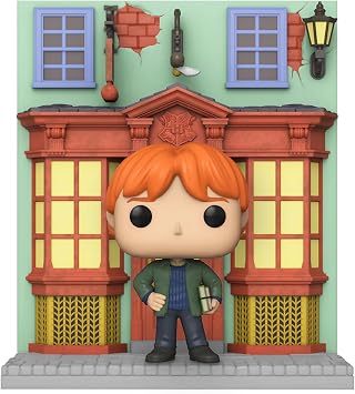 POP! Harry Potter #142 Ron Weasley Quidditch Supplies Diagon Alley Deluxe