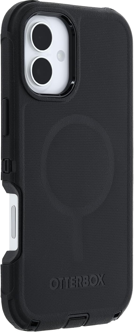 OtterBox Defender Series MagSafe Case iPhone 16 Plus Compatible Shock and Fall Protective Case, Black