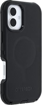 OtterBox Defender Series MagSafe Case iPhone 16 Plus Compatible Shock and Fall Protective Case, Black