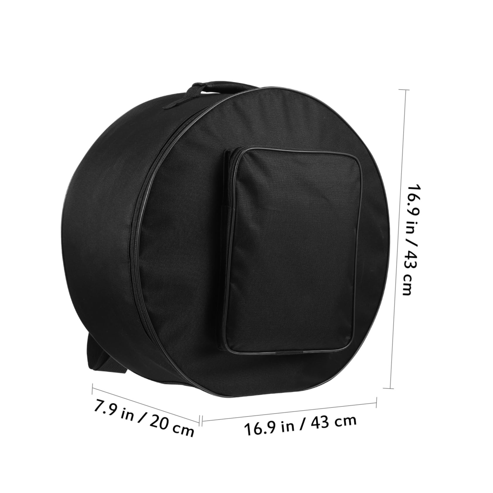 ibasenice 13-14 Snare Drum Bag Backpack Drum Carry Bag Nylon Material Hand or Shoulder Carry