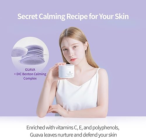 Miniatura 2 de BENTON Guayaba 70 Skin Toner Face Mask Pad Hidratante Ácido Hialurónico Calmante Alivio Calmante Cuidado de los poros para Sensibilidad Seca, Todo