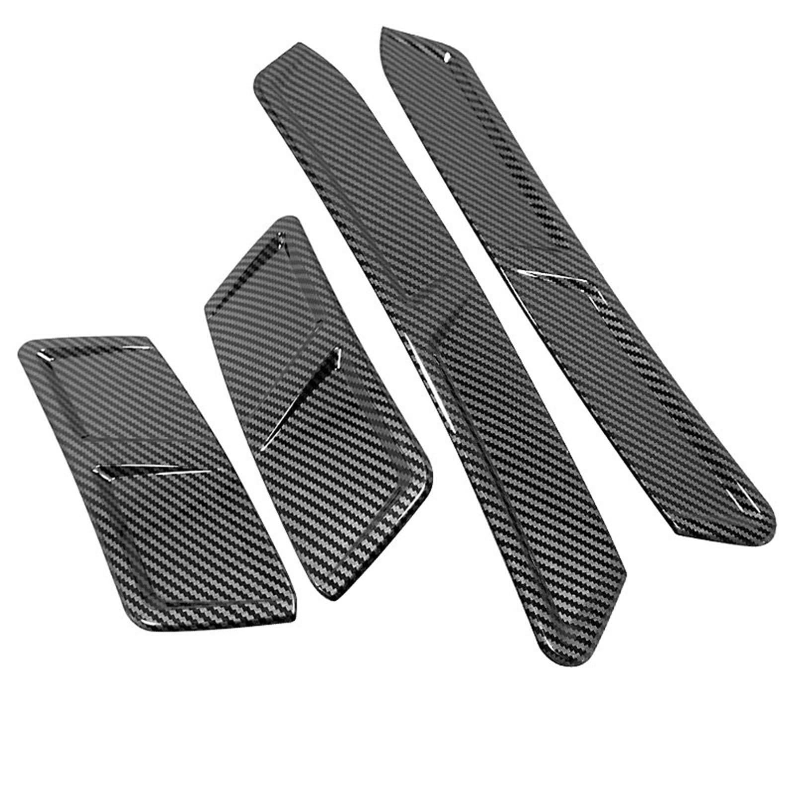 Molduras de fibra de carbono para Tucson NX4 2021-2024: estilo deportivo y protección lateral