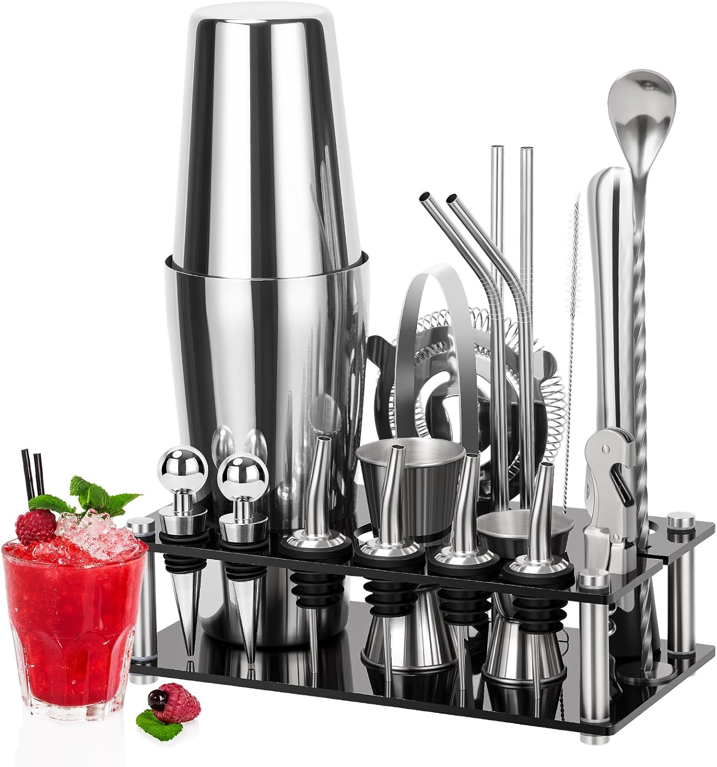 Cinnani Boston Cocktail Shaker Set di 20 PezziSet Cocktail