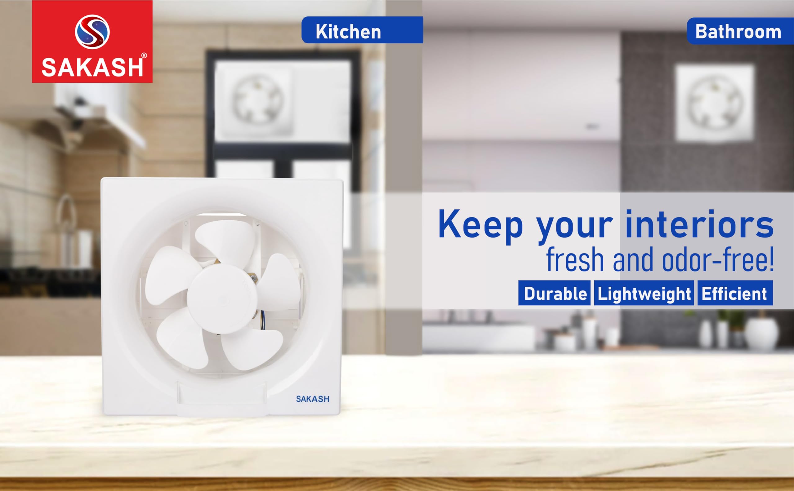 SAKASH Hexa 200 mm Exhaust Fan (White) : Amazon.in: Home & Kitchen