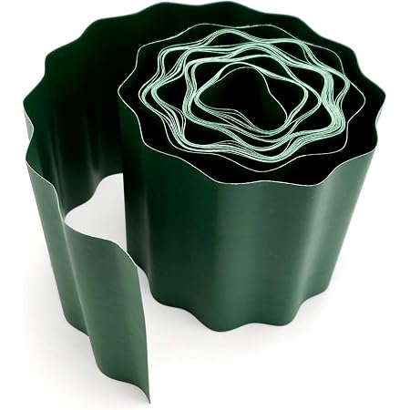 Amazon Tuisku 土留め 花壇 囲い 根止め 高さ15cmx9m シート フェンス 植木 芝生 園芸 ガーデニング グリーン A トレリス