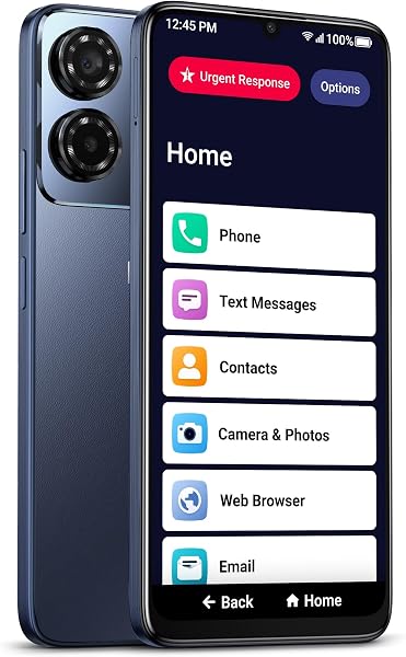 LIVELY Jitterbug Smartphone for Seniors, no SIM Needed, Smart5