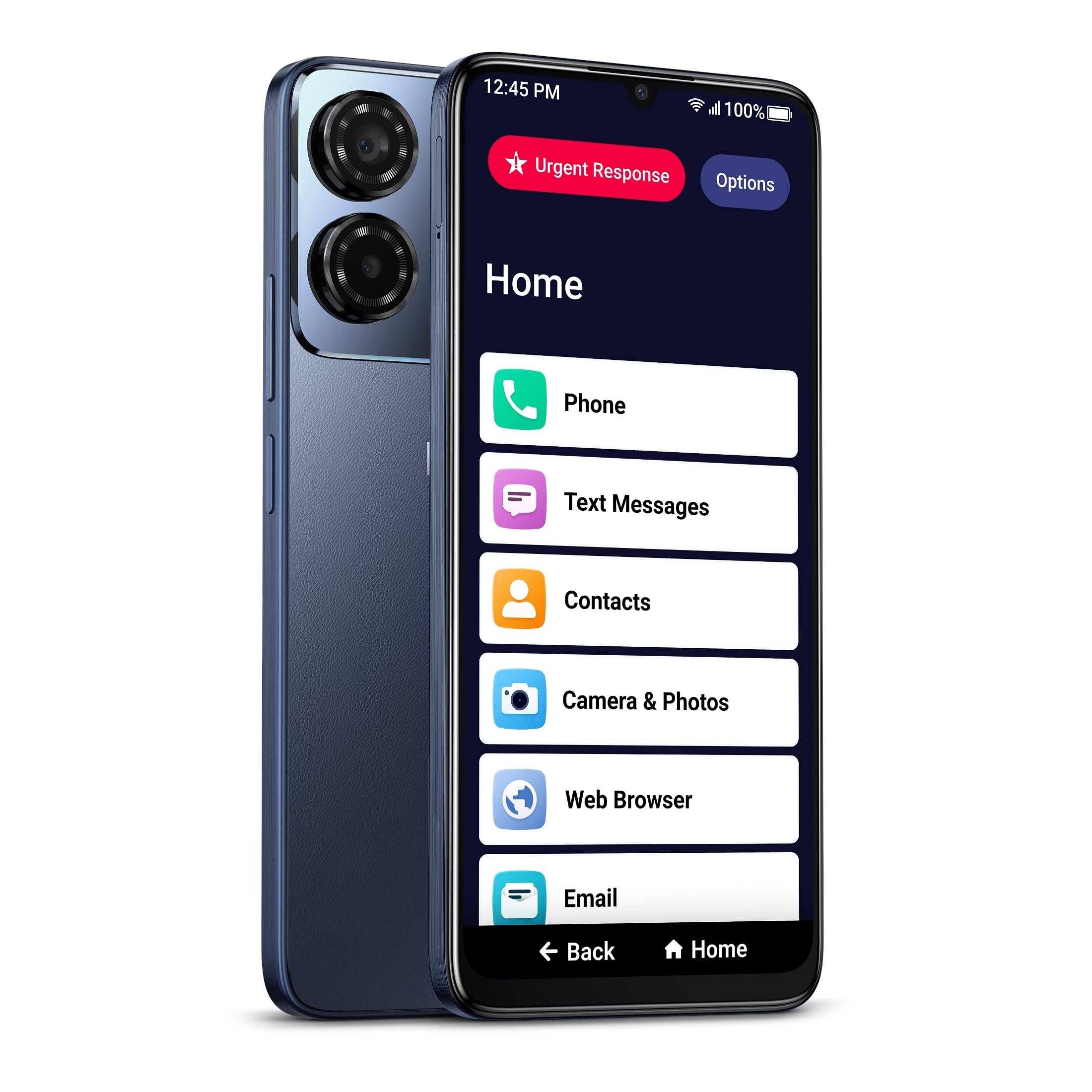 LIVELY Jitterbug Smartphone for Seniors, No SIM Needed, Smart5